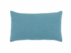 Grüne Erde Zierkissenbezug ARIANA, meerblau, 30 x 50 cm, 60% Baumwolle/40% Leinen, GOTS