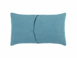 Grüne Erde Zierkissenbezug ARIANA, meerblau, 30 x 50 cm, 60% Baumwolle/40% Leinen, GOTS