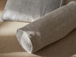 Grüne Erde Zierkissenbezug LILIAN für Rolle, , ø 15 x 40 cm, 100 % Baumwolle