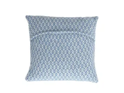 Grüne Erde Zierkissenbezug Nolan, rauchblau, 40 x 40 cm, 100 % Schurwolle (Lamm), eco-wool